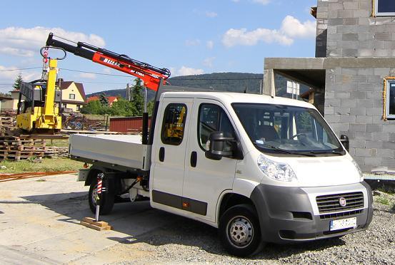 Fiat Ducato z żurawiem HDS 